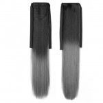 Extensie de par coada dreapta cu snur 70 cm Ombre Brunet cu Grey CYF7154289A1 Extensie de par coada dreapta cu snur 70 cm Ombre Brunet cu Grey CYF7154289A1